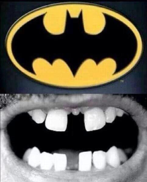 Batman teeth