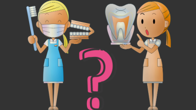 Skillnaden mellan tandsköterska och tandhygienist.