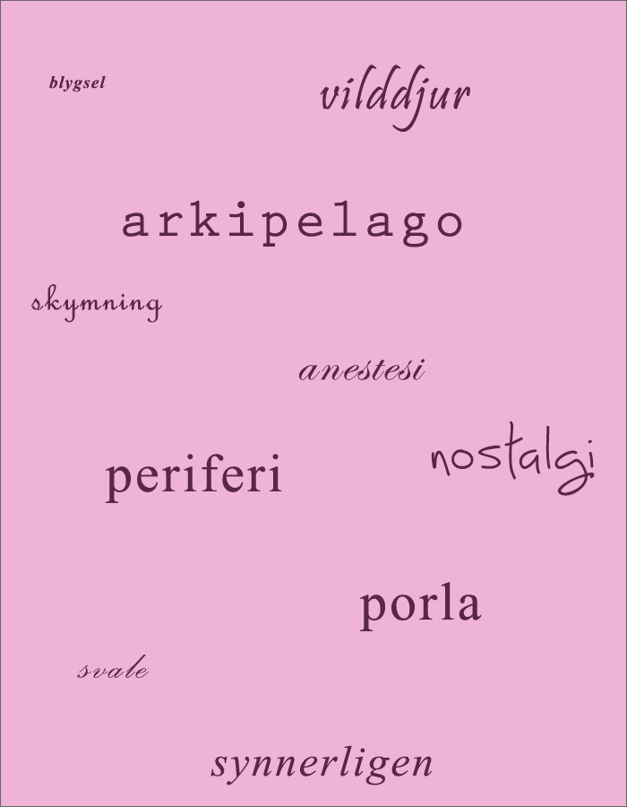 Vackra svenska ord