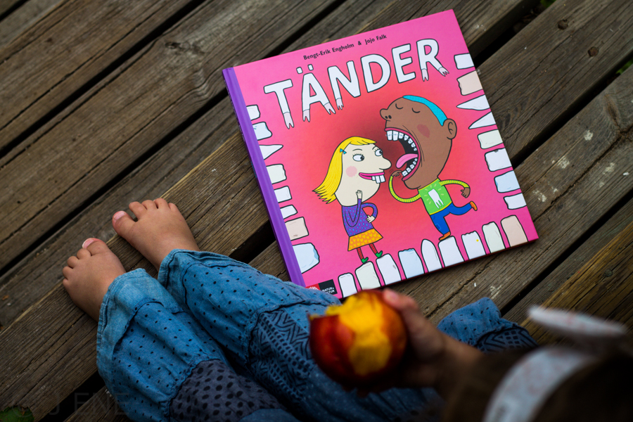 Barnbok om tänder.