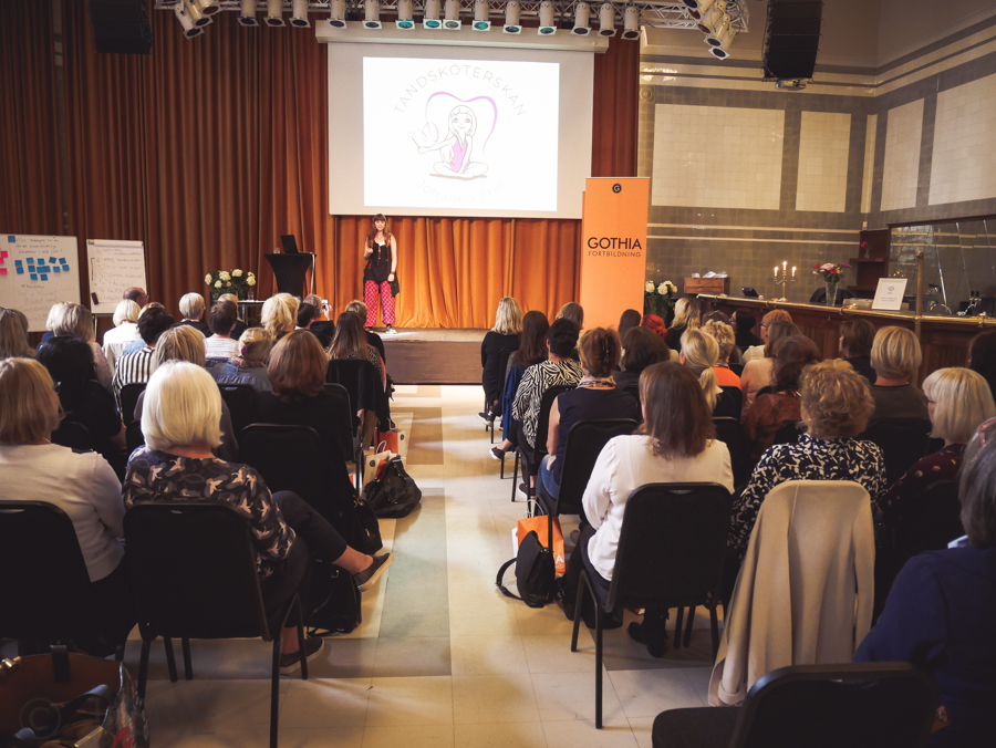 Konferens Tandsköterskan i Fokus - Gothia Fortbildning. Stockholm 2018.