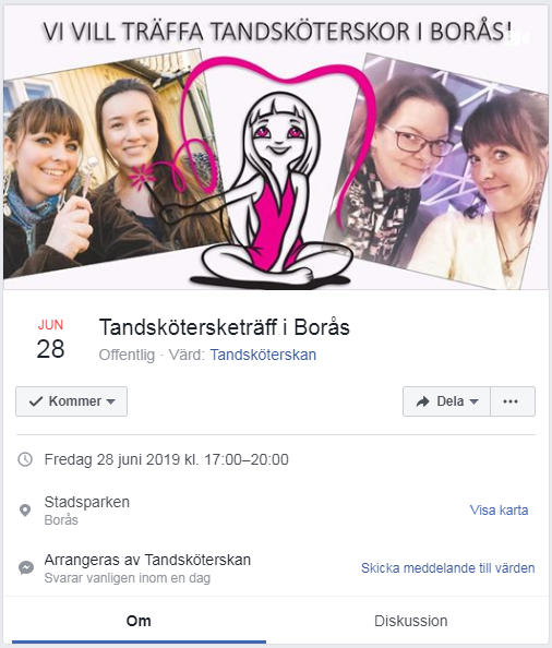 Träff för tandsköterskor i Borås 2019.