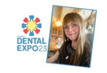 Tandsköterska Johanna Ene på Swedish Dental Expo 2023, tandsköterskedagen.